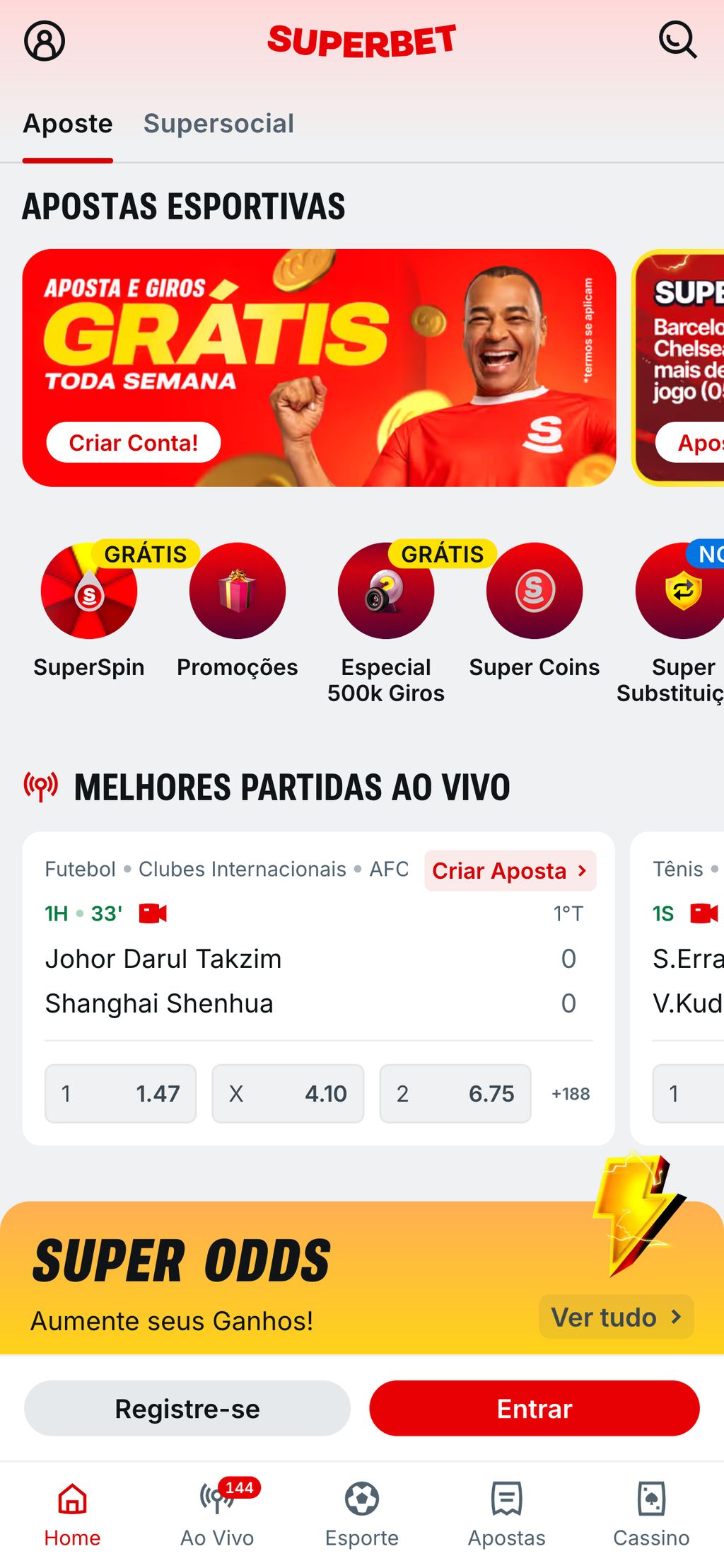 Site oficial superbet.bet.br