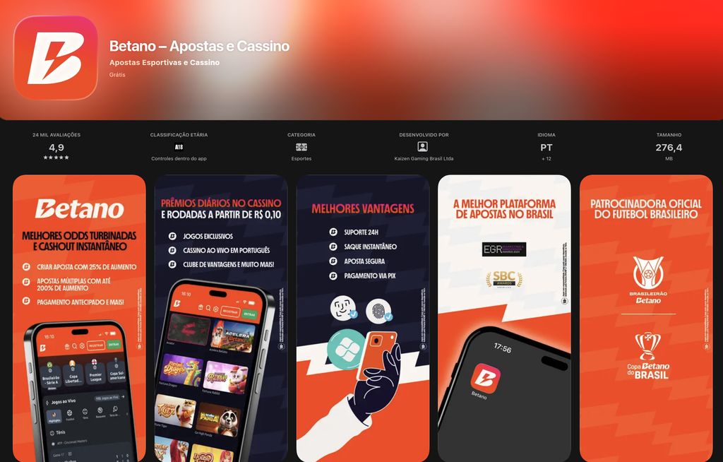Betano – Apostas e Cassino na App Store