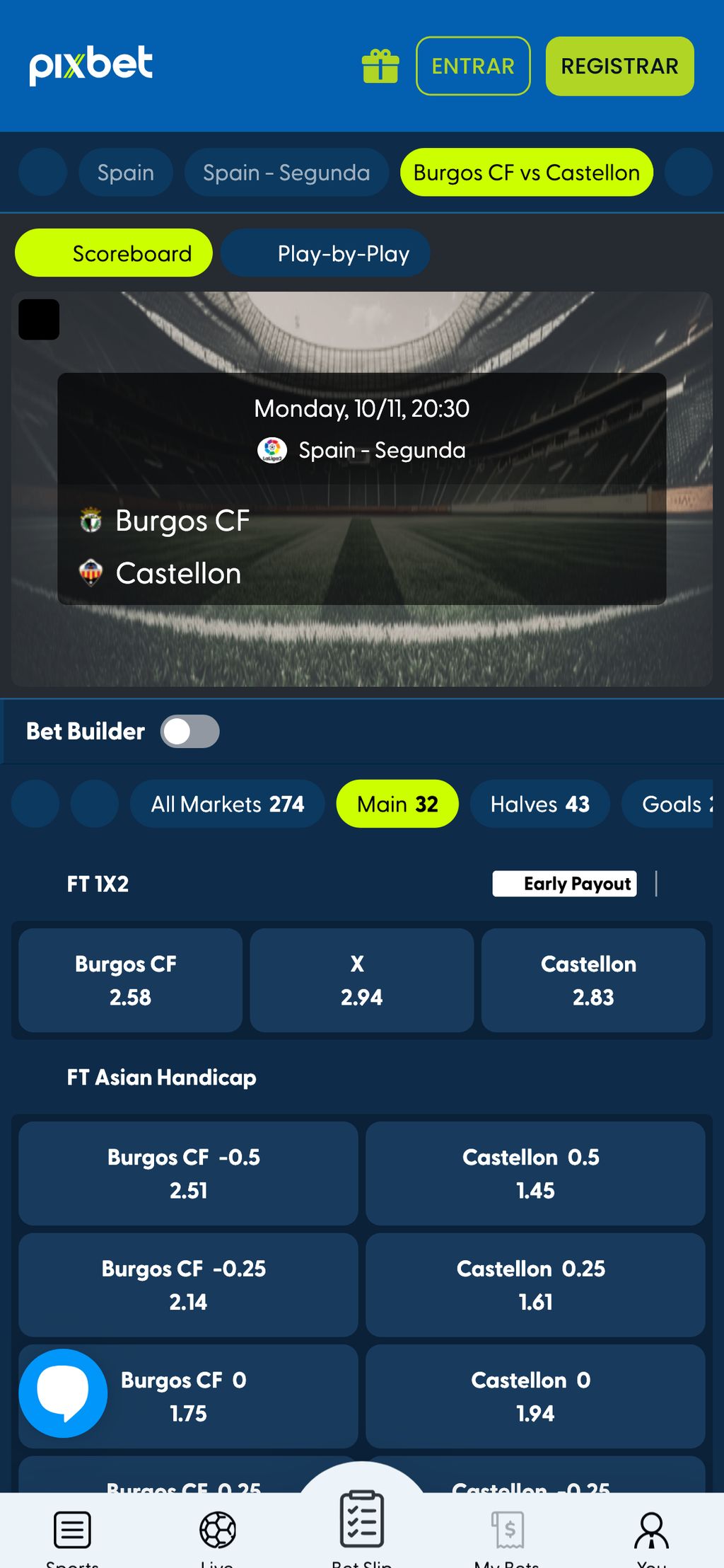 Apostas esportivas na Pixbet