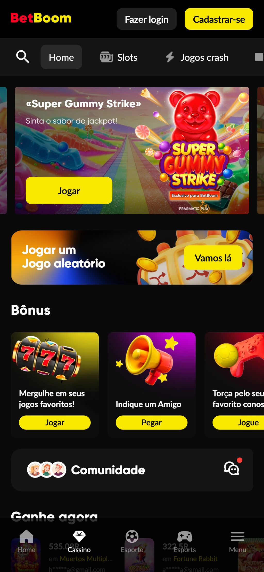 Casino BetBoom - Slots, jogos ao vivo e jogos crash