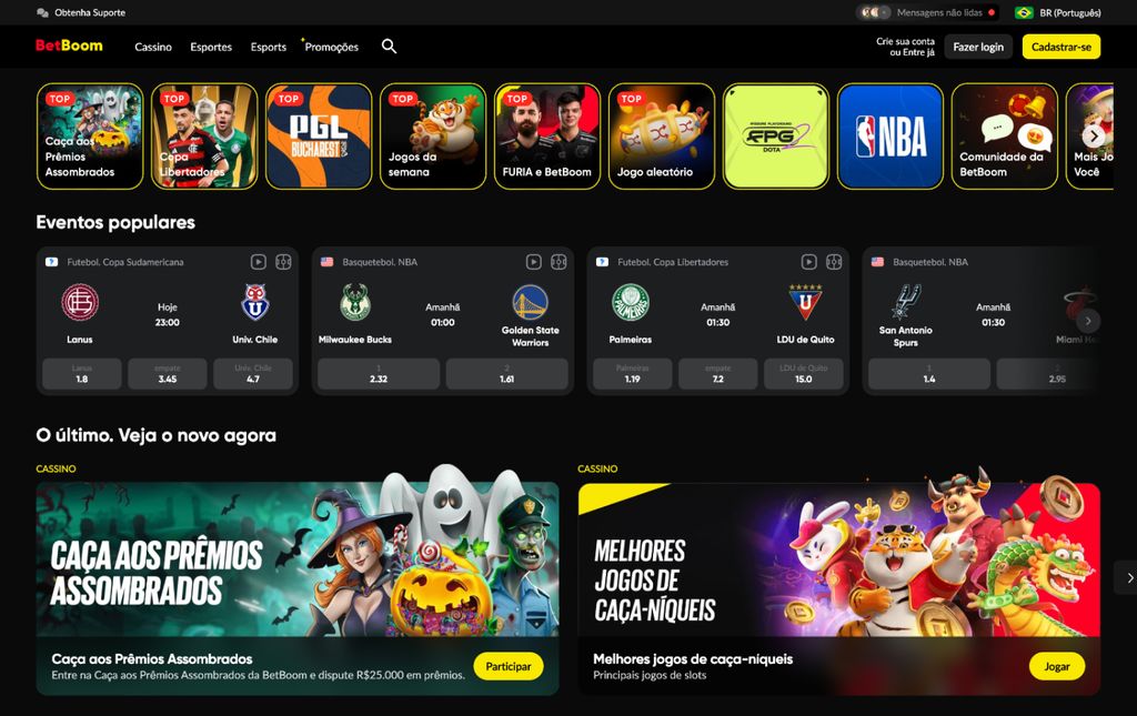 Site oficial da BetBoom