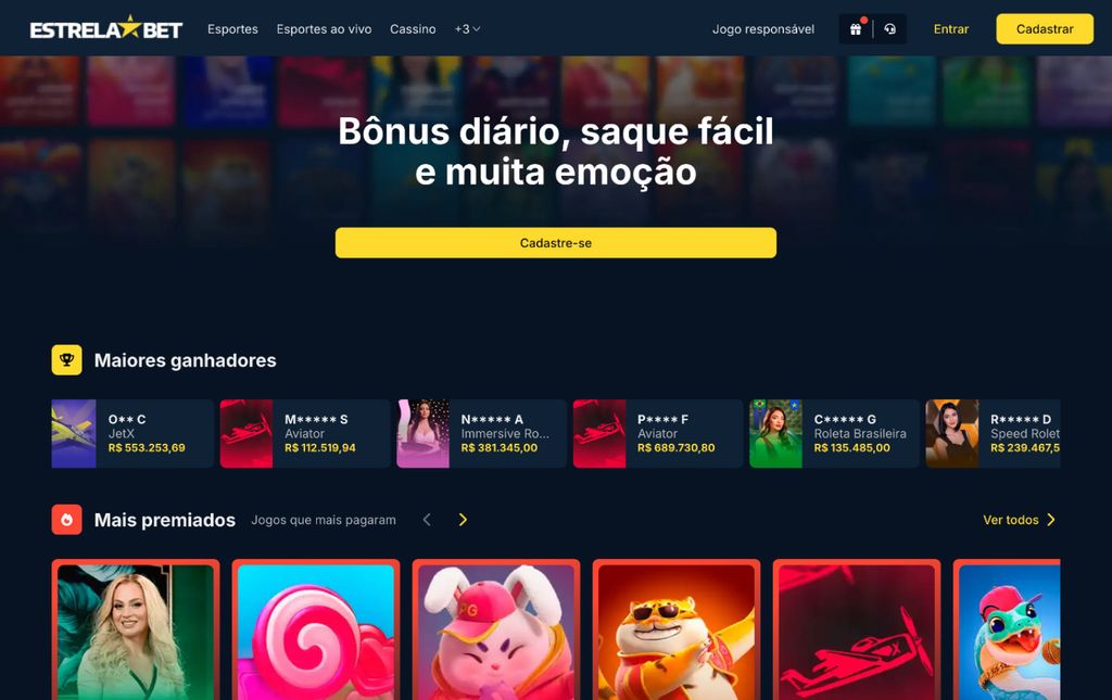 Site oficial da Estrelabet